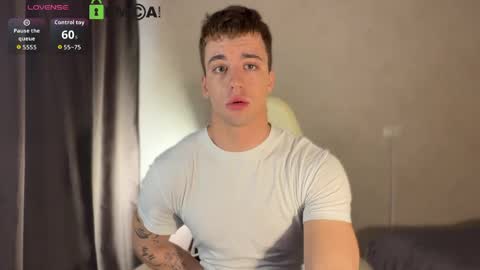 Snapshot of adampolerno chatting on 04-25-26, 03:20 Hi Im Adam Glad to see u here 3 And its my first day online show from 04-25-26, 03:20