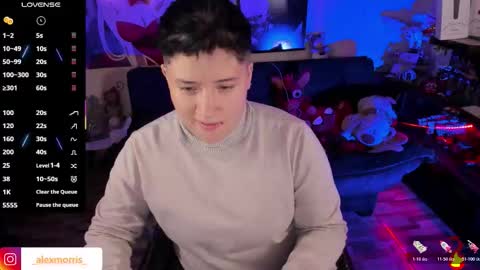 Snapshot of alexxxmorris chatting on 12-04-25, 06:01 ALEXXX MORRIS online show from 12-04-25, 06:01