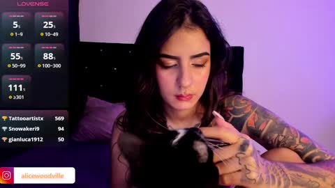 Snapshot of alicewoodville chatting on 12-26-24, 01:18 Alice online show from 12-26-24, 01:18