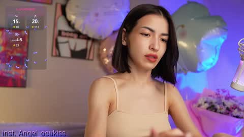 Snapshot of angel_ocu chatting on 12-08-24, 08:36 Angelina LushDomi is active Ill be happy to have fun with you Lets make hot show together online show from 12-08-24, 08:36