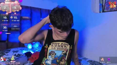 Snapshot of angelocute_ chatting on 12-28-24, 03:37 Angelo I work from home this is my room online show from 12-28-24, 03:37