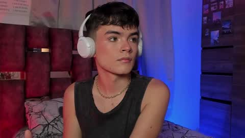 Snapshot of angelocute_ chatting on 02-08-25, 05:40 Angelo I work from home this is my room online show from 02-08-25, 05:40