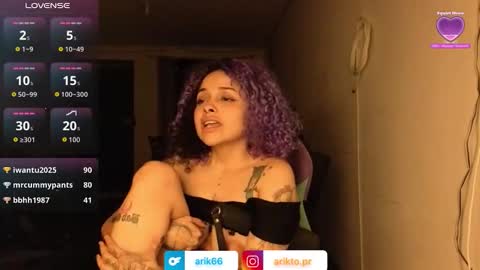 Snapshot of arikatorres chatting on 09-25-25, 04:05 Arin online show from 09-25-25, 04:05