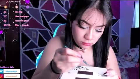 Snapshot of arisantana chatting on 11-14-25, 09:24 Aria online show from 11-14-25, 09:24