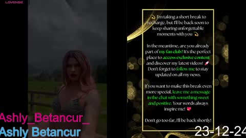 Ashly Betancur  online show from 12-24-24, 02:32