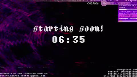 Snapshot of auragotchi chatting on 02-16-25, 05:37 Aurora Aura online show from 02-16-25, 05:37