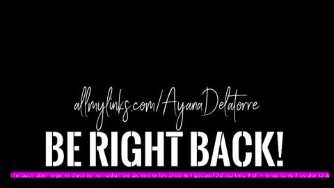 Snapshot of ayanadelatorre chatting on 11-14-25, 09:46 Ayana Delatorre online show from 11-14-25, 09:46