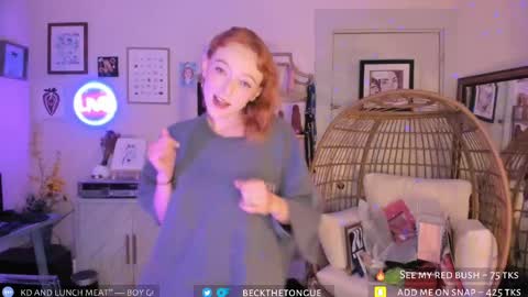 Beck the tongue online show from 10-02-25, 10:06