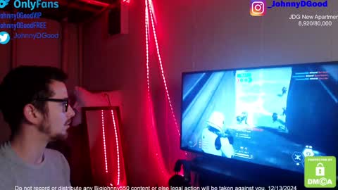 Snapshot of bigjohnny550 chatting on 12-13-24, 09:20 Johnny D Good online show from 12-13-24, 09:20