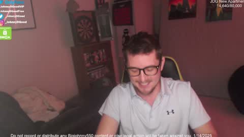 Snapshot of bigjohnny550 chatting on 01-15-25, 10:46 Johnny D Good online show from 01-15-25, 10:46