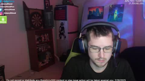 Snapshot of bigjohnny550 chatting on 02-28-25, 03:59 Johnny D Good online show from 02-28-25, 03:59