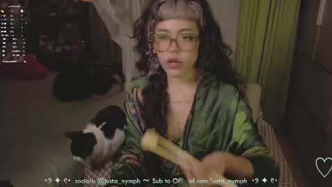 Snapshot of blushing_nymph chatting on 06-22-26, 11:13 Im Nym Justa nymph on twitter and IG online show from 06-22-26, 11:13