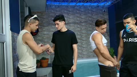 Snapshot of boysgang_sex chatting on 01-22-25, 11:34 Angelo Mark Fernando Taylor online show from 01-22-25, 11:34