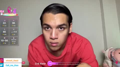 Snapshot of call_me_theo chatting on 10-14-25, 12:06 Mateo online show from 10-14-25, 12:06