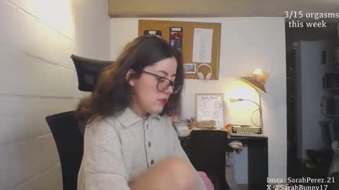 Snapshot of cherrybunny21 chatting on 12-22-24, 06:49 Sarah Prez online show from 12-22-24, 06:49