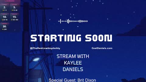 Coal Daniels online show from 02-23-25, 04:50