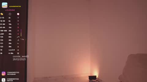 Snapshot of connie_west0 chatting on 02-26-25, 11:15 independent model online show from 02-26-25, 11:15