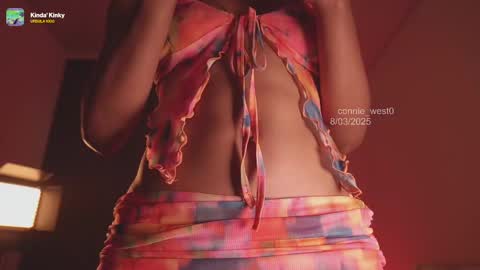 Snapshot of connie_west0 chatting on 03-08-25, 08:57 independent model online show from 03-08-25, 08:57