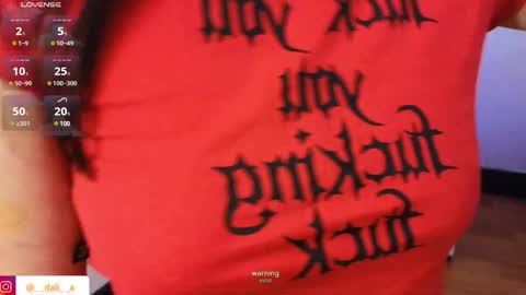 Snapshot of daliapunkt chatting on 01-05-25, 03:34 Dalia online show from 01-05-25, 03:34