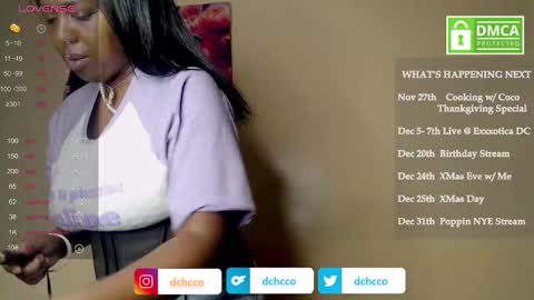 Snapshot of dchcco chatting on 11-20-25, 01:50 Duchess Coco - Coco Puffs online show from 11-20-25, 01:50