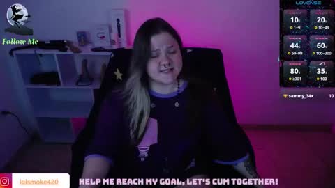 Snapshot of destroyall420 chatting on 01-26-25, 05:45 Lola Bdsm and fries online show from 01-26-25, 05:45