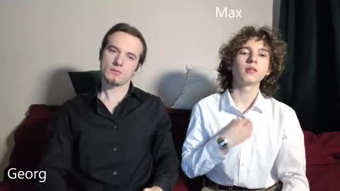 Snapshot of duumvirate chatting on 11-29-25, 11:13 Georg and Max online show from 11-29-25, 11:13