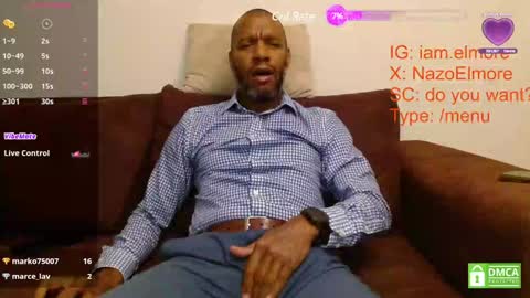 My name is Elmore. Please say hello I like to chat with you. If you have requests or dirty talk please use tip online show from 01-31-25, 02:37