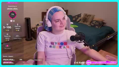 Snapshot of eva_katt chatting on 06-02-26, 02:19 Gamer Katt online show from 06-02-26, 02:19