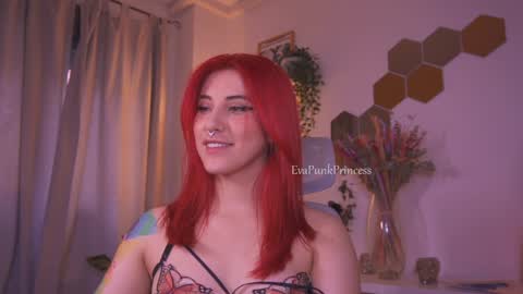 Snapshot of evapunkprincess chatting on 01-20-25, 11:35 Eva online show from 01-20-25, 11:35