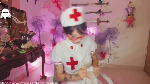 Snapshot of fairywhore chatting on 02-17-25, 04:09 Jackie Cosplayer online show from 02-17-25, 04:09