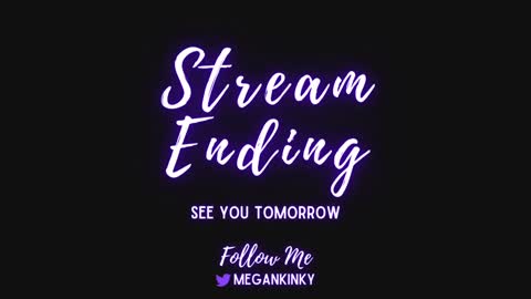 Snapshot of fetishkinkymegan chatting on 01-22-25, 07:56 kinky Megan Draven online show from 01-22-25, 07:56