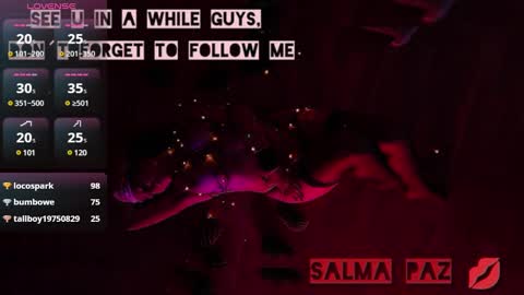 SALMA  online show from 01-27-25, 07:14