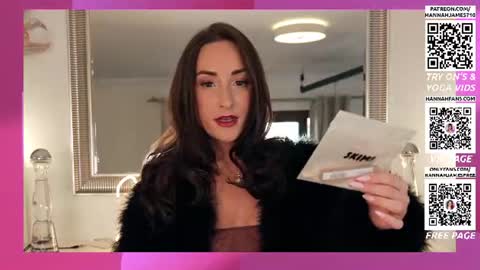 Snapshot of hannahjames710 chatting on 07-16-26, 06:14 Hannah James online show from 07-16-26, 06:14
