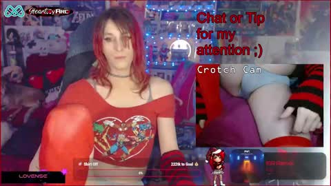 Snapshot of heartmyarc chatting on 01-13-25, 07:32 HeartMyArc online show from 01-13-25, 07:32