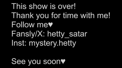 Snapshot of hetty_satar chatting on 01-25-25, 11:23 Hi Im Kate My favorite tips 222 200111100 PVT open online show from 01-25-25, 11:23