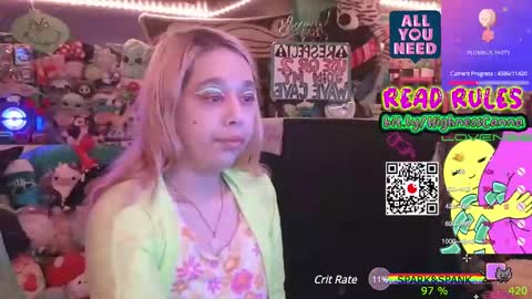 Snapshot of highnesscanna chatting on 01-15-25, 01:12 HiGHNESS CANNA online show from 01-15-25, 01:12