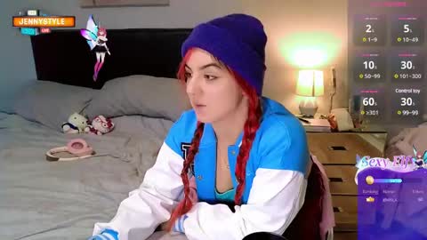 Snapshot of jenny_style chatting on 01-12-25, 01:16 JennyStyle online show from 01-12-25, 01:16