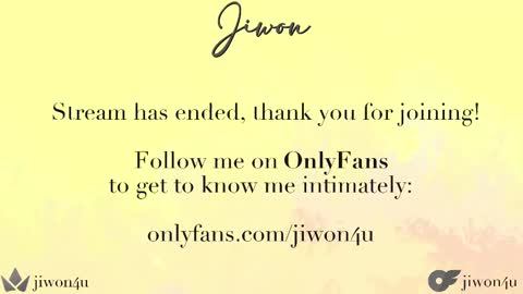 Jiwon online show from 02-17-25, 12:16