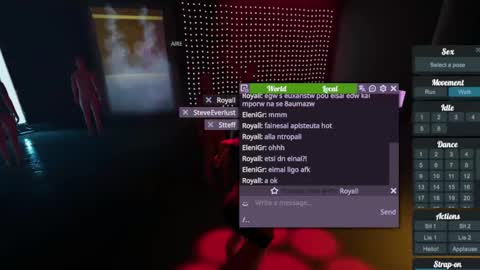 Snapshot of jstel chatting on 02-19-25, 08:41 EleniGr online show from 02-19-25, 08:41