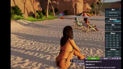 Snapshot of jstel chatting on 09-21-25, 07:26 EleniGr online show from 09-21-25, 07:26