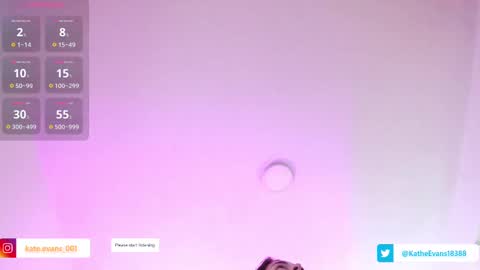 Snapshot of kate_evans1 chatting on 03-10-25, 12:59 Kate Evans online show from 03-10-25, 12:59