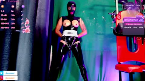 Valeria slave online show from 01-24-25, 01:25