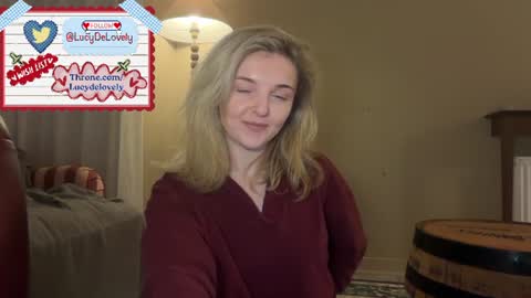 Snapshot of lucydelovely chatting on 06-14-26, 10:45 Lucy online show from 06-14-26, 10:45