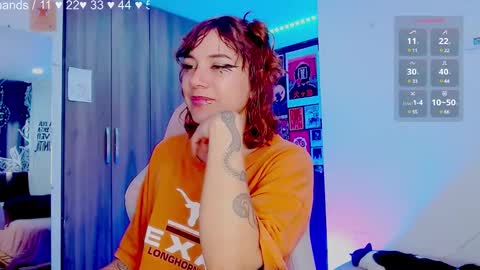 Snapshot of mel_dahlia chatting on 01-21-25, 08:00 Melissa - - Please help me to reach 100 thumbs up online show from 01-21-25, 08:00