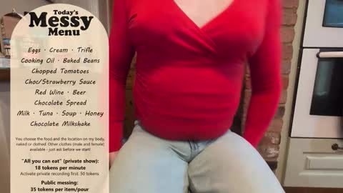 Snapshot of messyxdresser chatting on 02-10-26, 10:25 messyxdresser online show from 02-10-26, 10:25