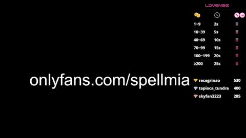 Snapshot of miaspell chatting on 02-23-25, 10:09 Mia instagram miasspell online show from 02-23-25, 10:09