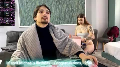 Snapshot of miley_and_michael chatting on 04-24-26, 03:25 Miley and Michael online show from 04-24-26, 03:25