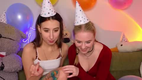 MilaBlack and  StacyBlonde Today unboxing Lovens OMG online show from 01-10-26, 08:10