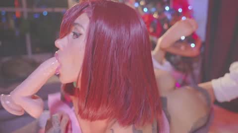 Snapshot of nekyra_san chatting on 12-21-24, 03:36 Mely Birthday party saturday night BYO online show from 12-21-24, 03:36