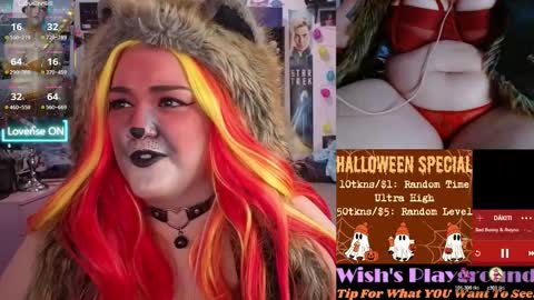 Snapshot of nevermakeawish chatting on 10-30-25, 06:26 Wishs Playground online show from 10-30-25, 06:26